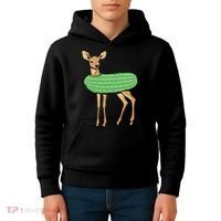 Dill Doe Funny Adult Humor Dill Pickle Deer Redneck Dill Doe Kids Hoodie thumb 4
