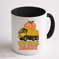 Dumptruck Daddy Funny Dad Fathers Day Coffee Mug thumb 1