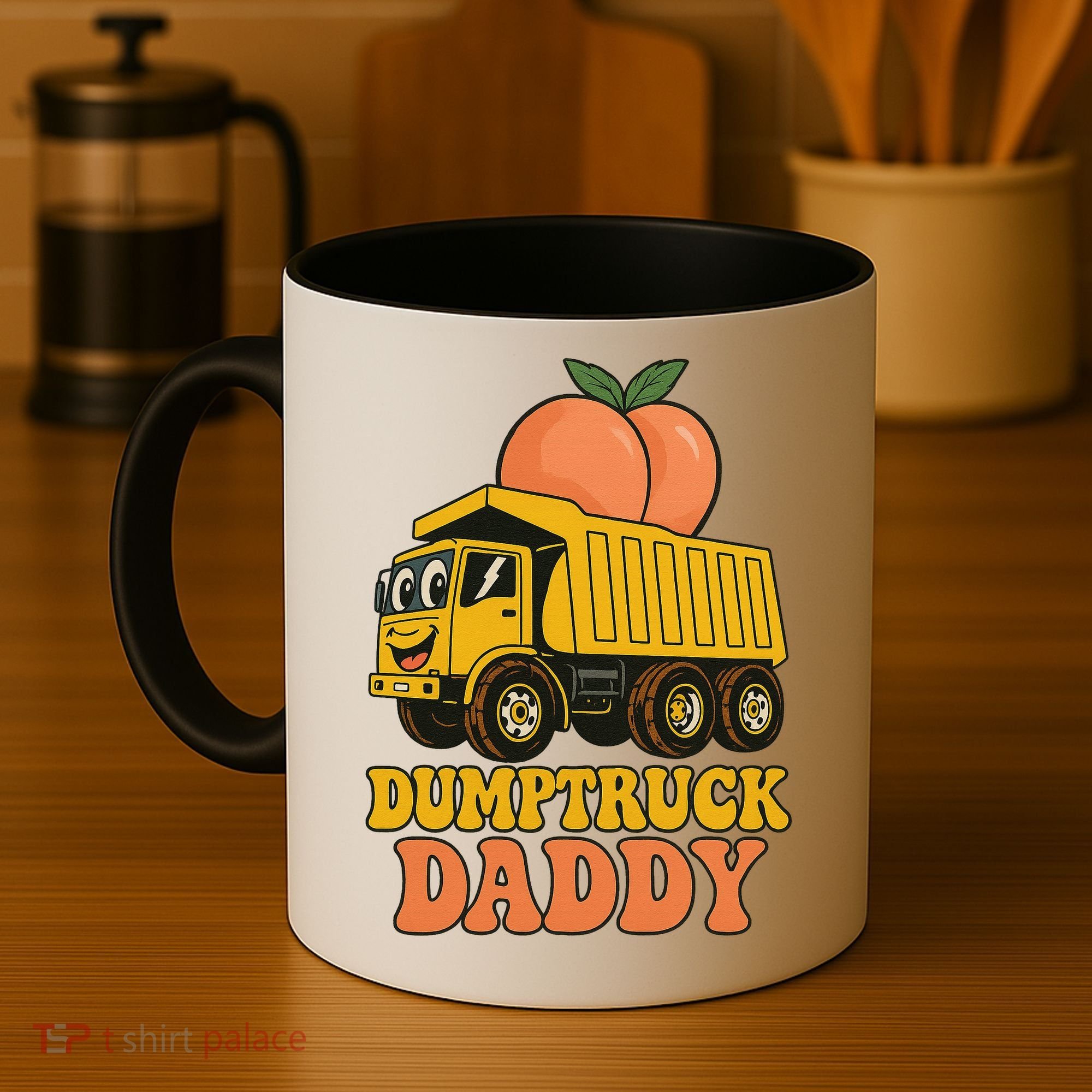 Dumptruck Daddy Funny Dad Fathers Day Coffee Mug