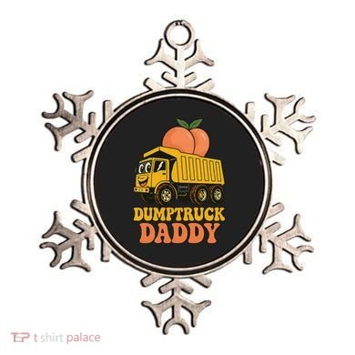 Dumptruck Daddy Funny Dad Fathers Day Ornament