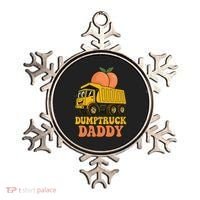 Dumptruck Daddy Funny Dad Fathers Day Ornament thumb 0