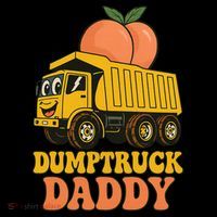 Dumptruck Daddy Funny Dad Fathers Day Ornament thumb 1