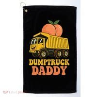 Dumptruck Daddy Funny Dad Fathers Day Golf Towel thumb 0