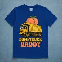 Dumptruck Daddy Funny Dad Fathers Day T-Shirt thumb 5