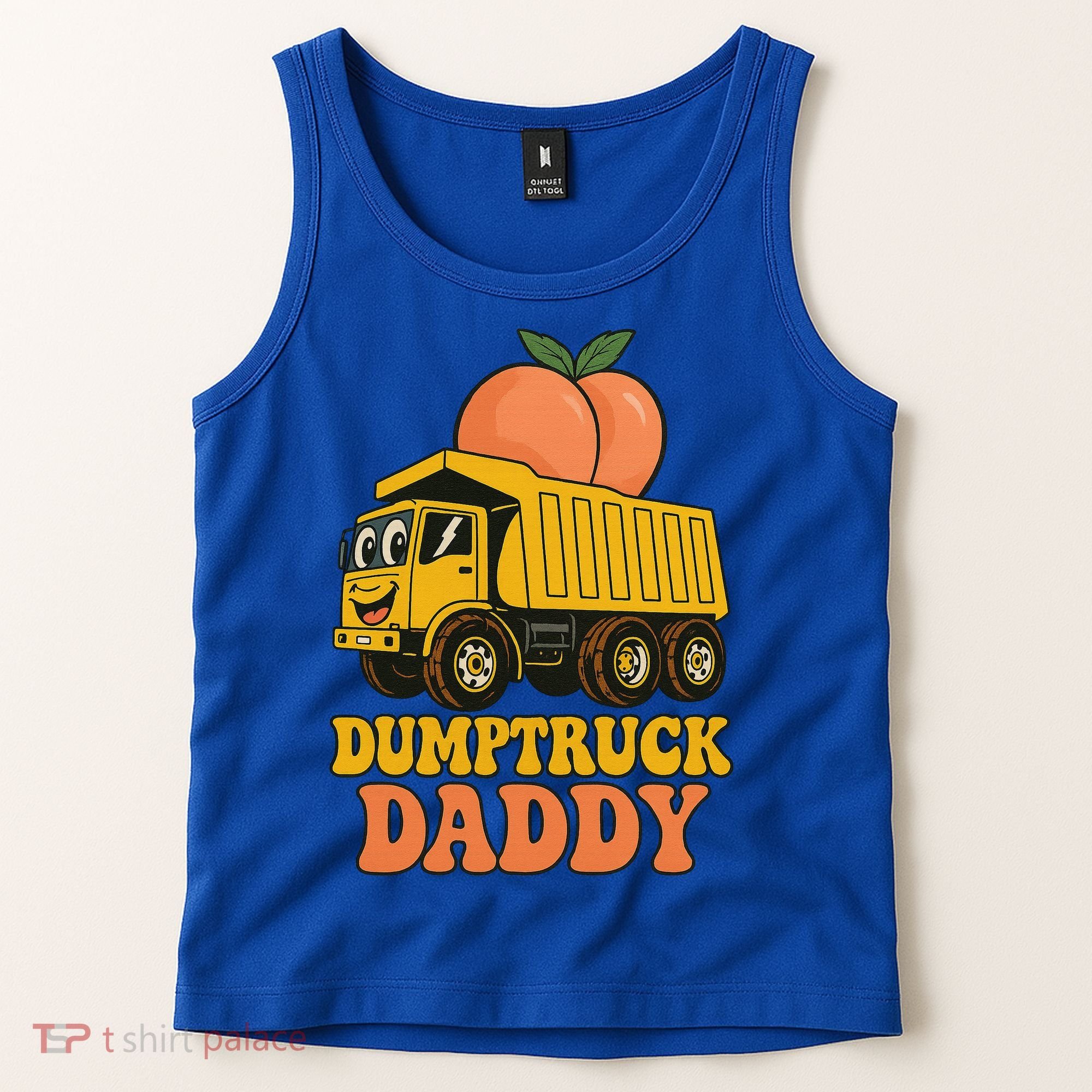 Dumptruck Daddy Funny Dad Fathers Day Tank Top