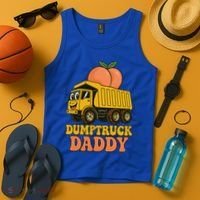 Dumptruck Daddy Funny Dad Fathers Day Tank Top thumb 4