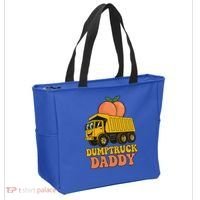 Dumptruck Daddy Funny Dad Fathers Day Tote Bag thumb 2