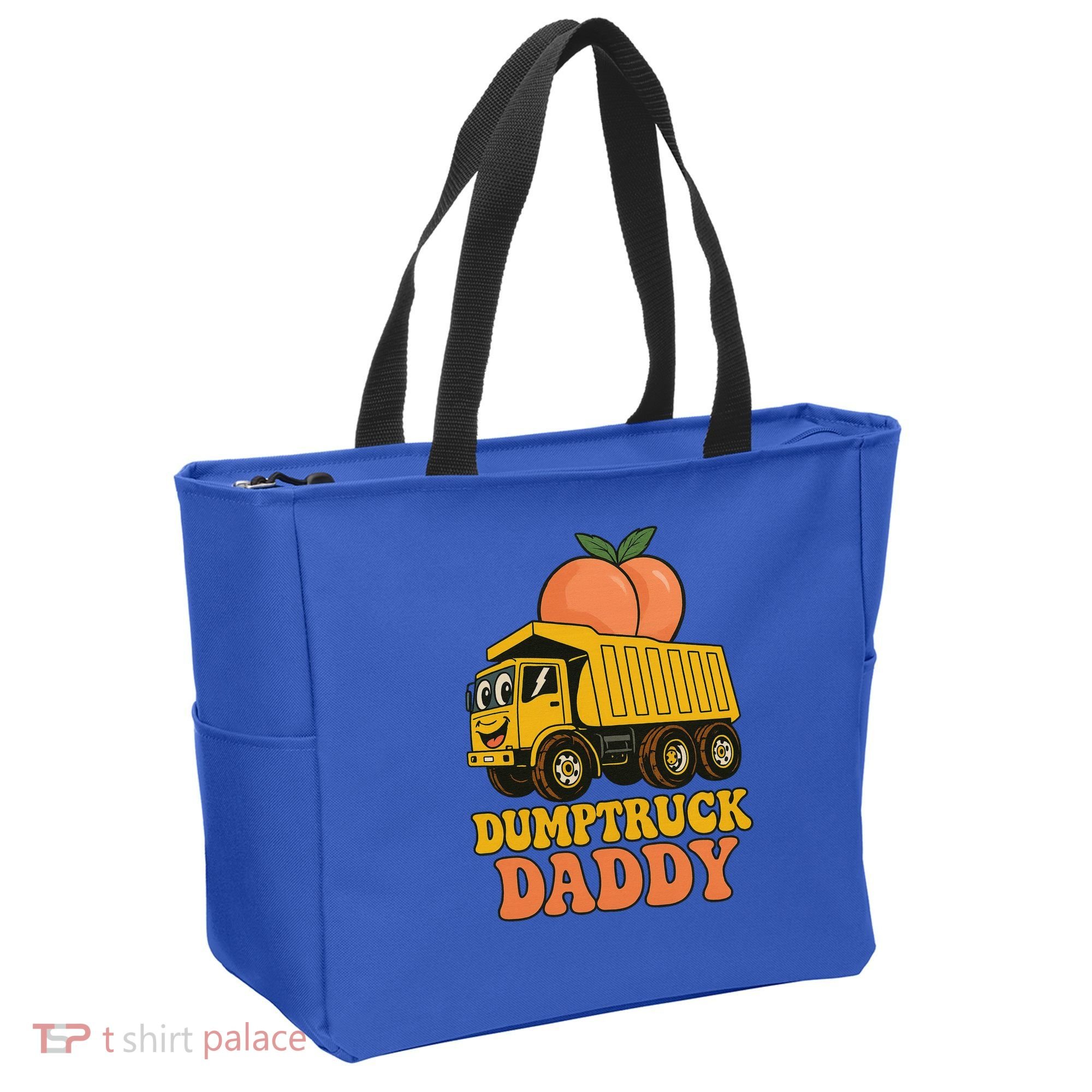 Dumptruck Daddy Funny Dad Fathers Day Tote Bag
