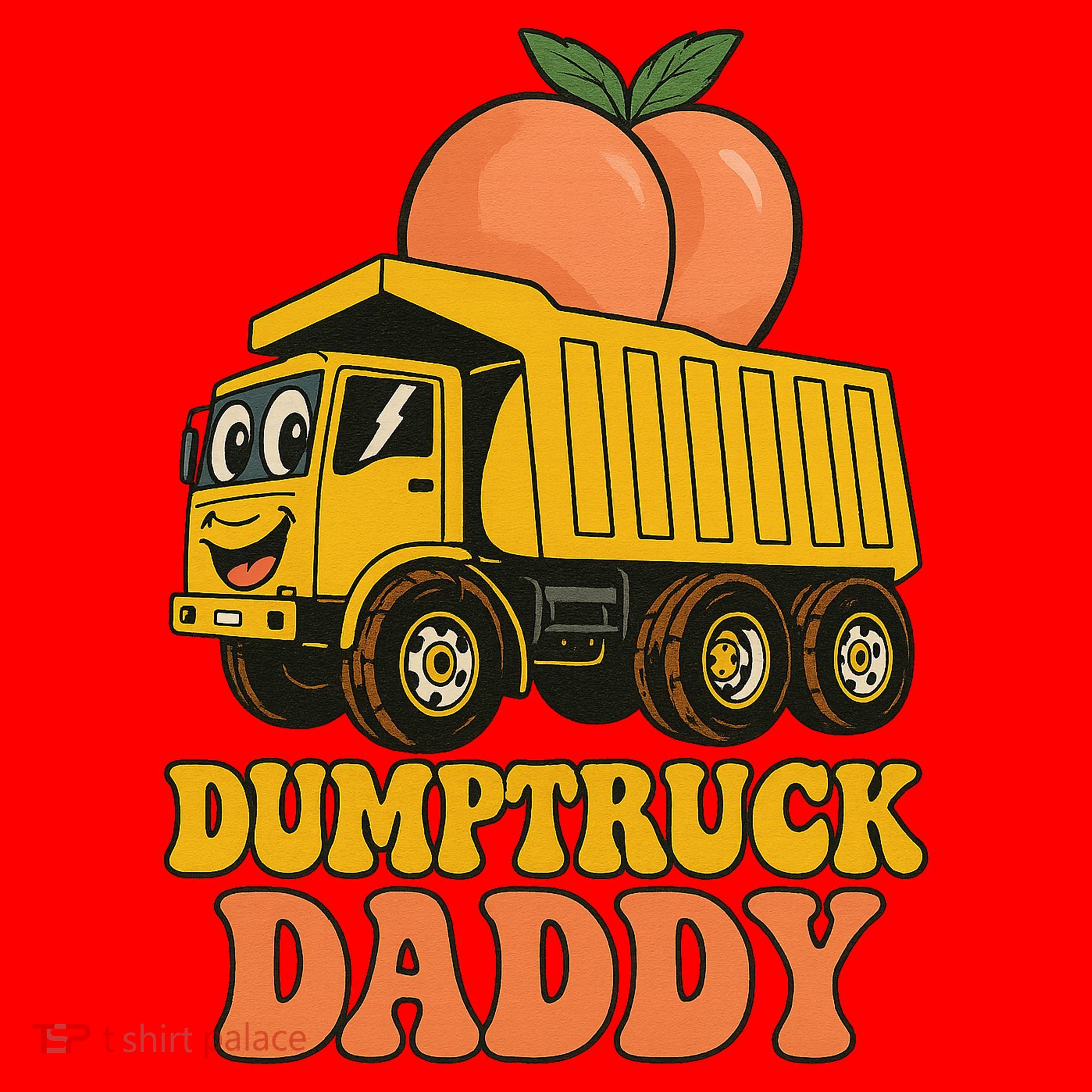 Dumptruck Daddy Funny Dad Fathers Day Santa Hat