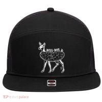 Dill Doe Funny Inappropriate Party Naughty Reindeer She 7 Panel Mesh Trucker Snapback Hat thumb 0