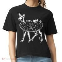 Dill Doe Funny Inappropriate Party Naughty Reindeer She Comfort Colors Boxy T-Shirt thumb 0