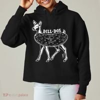 Dill Doe Funny Inappropriate Party Naughty Reindeer She Ladies Heavyweight Boxy Pullover Hoodie thumb 0