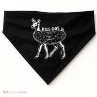Dill Doe Funny Inappropriate Party Naughty Reindeer She USA-Made Doggie Bandana thumb 0