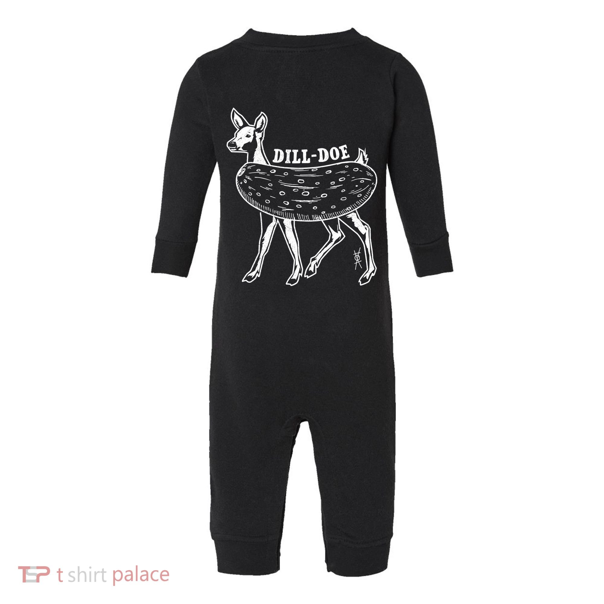 Dill Doe Funny Inappropriate Party Naughty Reindeer She Infant Fleece One Piece