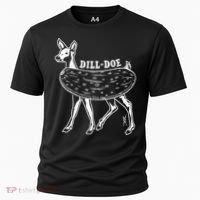 Dill Doe Funny Inappropriate Party Naughty Reindeer She Cooling Performance Crew T-Shirt thumb 0