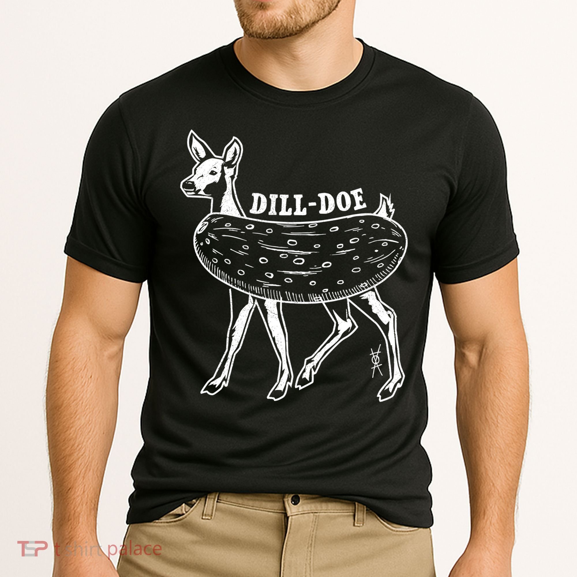 Dill Doe Funny Inappropriate Party Naughty Reindeer She Cooling Performance Crew T-Shirt