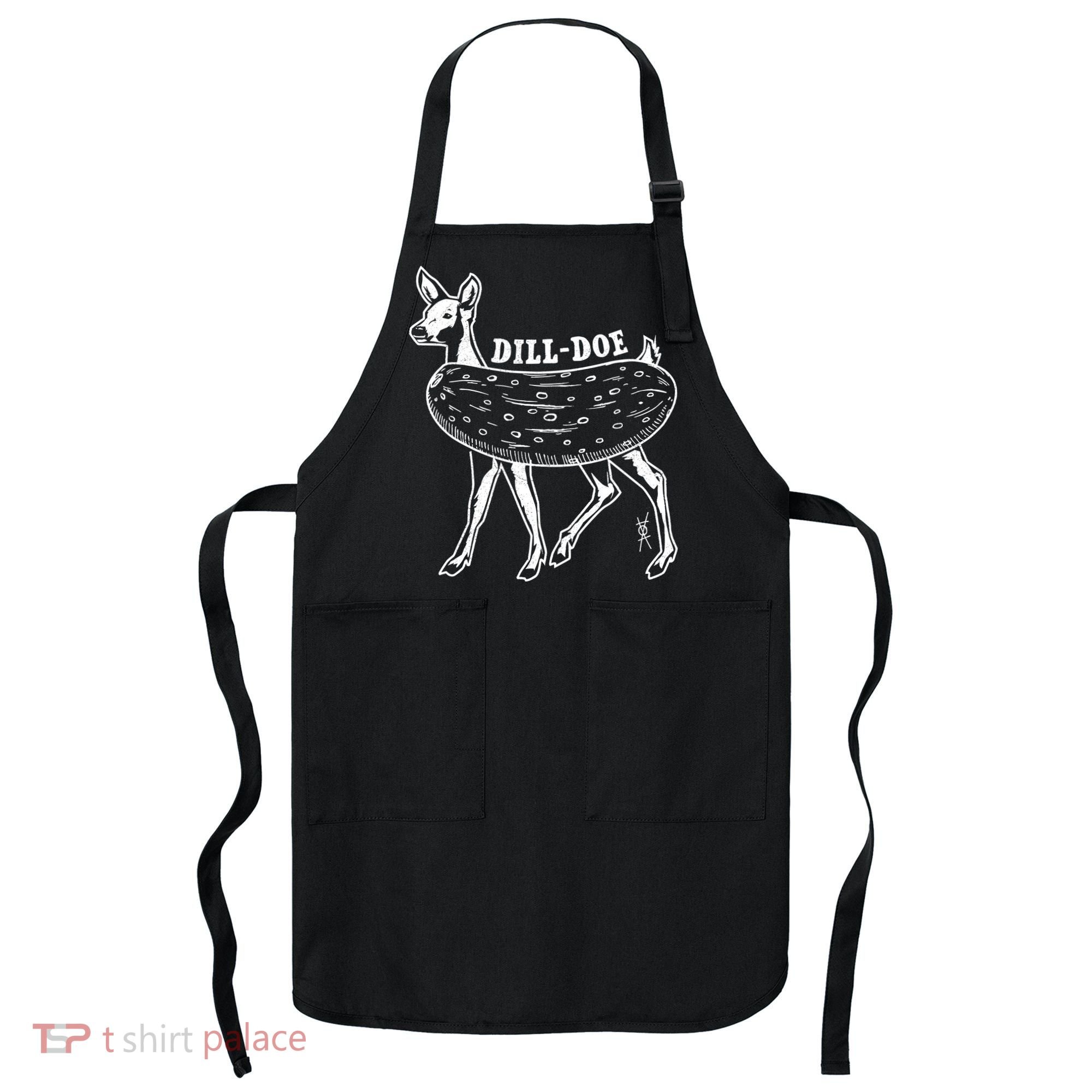 Dill Doe Funny Inappropriate Party Naughty Reindeer She Apron