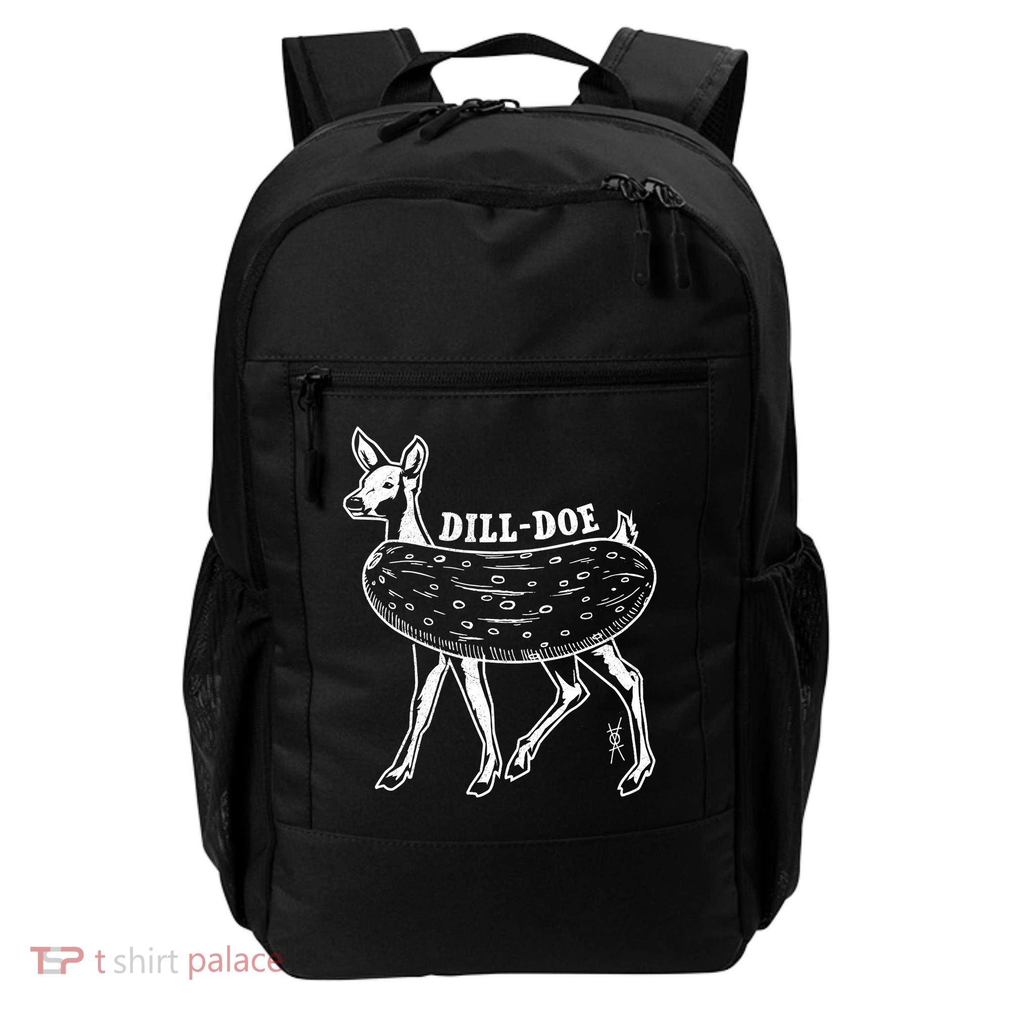 Dill Doe Funny Inappropriate Party Naughty Reindeer She Backpack