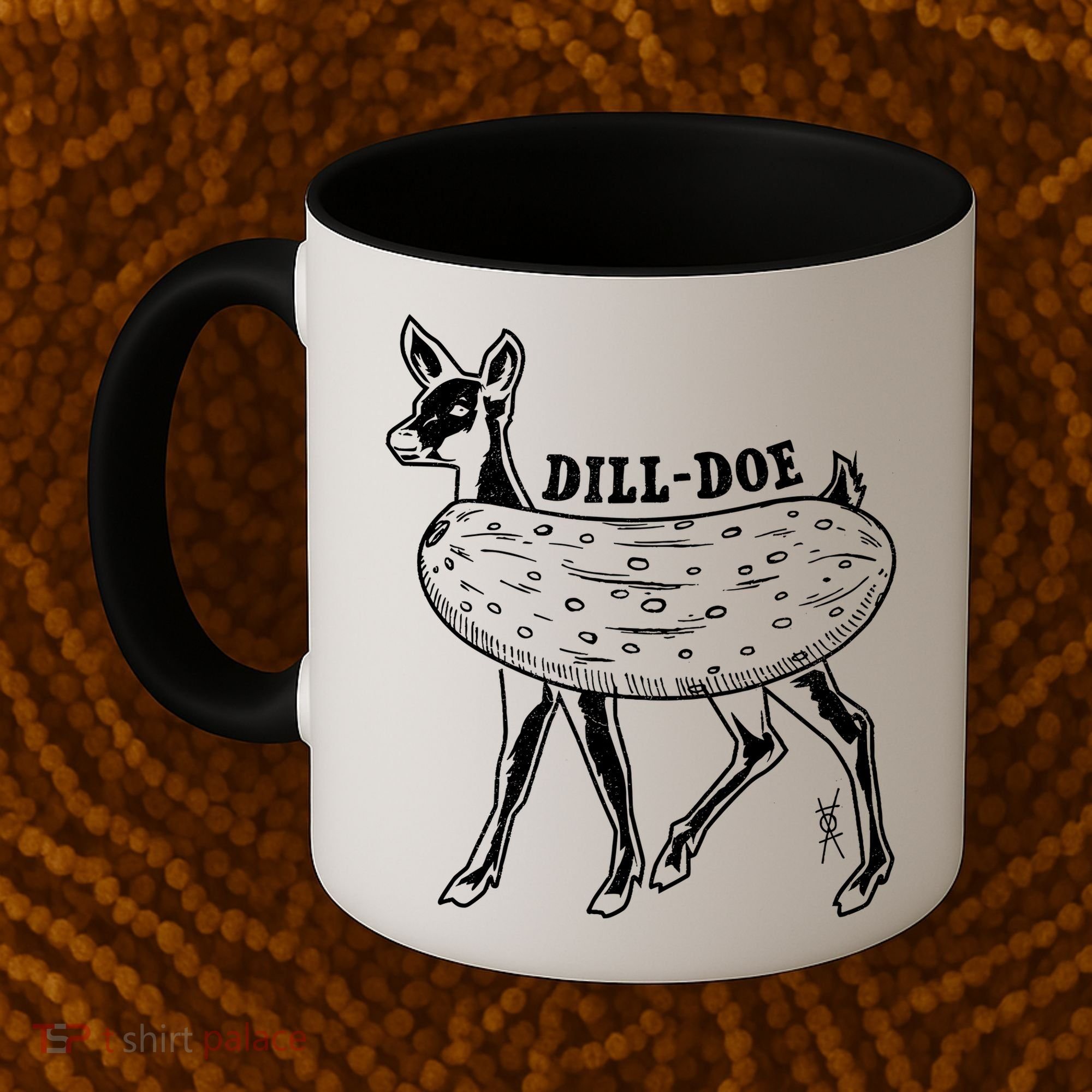 Dill Doe Funny Inappropriate Party Naughty Reindeer She Coffee Mug