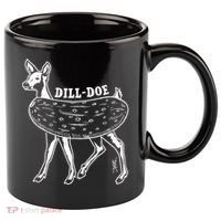 Dill Doe Funny Inappropriate Party Naughty Reindeer She 11oz C Handle Ceramic Mug thumb 0