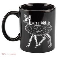 Dill Doe Funny Inappropriate Party Naughty Reindeer She 11oz C Handle Ceramic Mug thumb 2