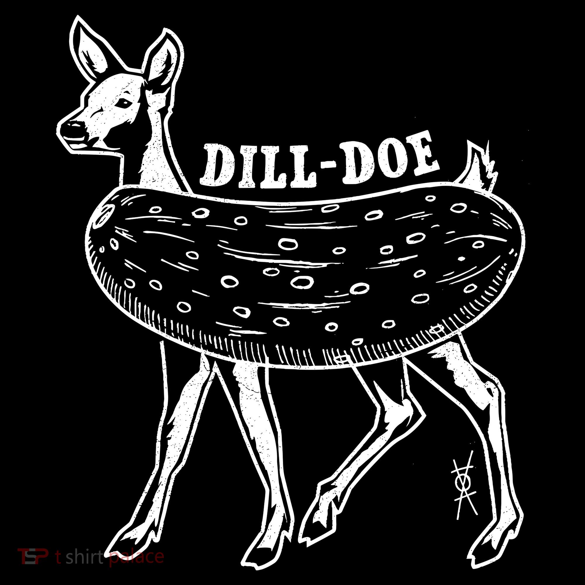 Dill Doe Funny Inappropriate Party Naughty Reindeer She Women's Tank Top