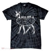 Dill Doe Funny Inappropriate Party Naughty Reindeer She Tie-Dye T-Shirt thumb 0