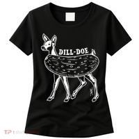 Dill Doe Funny Inappropriate Party Naughty Reindeer She Women's T-Shirt thumb 0