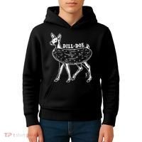 Dill Doe Funny Inappropriate Party Naughty Reindeer She Kids Hoodie thumb 4