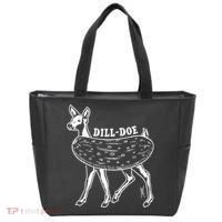 Dill Doe Funny Inappropriate Party Naughty Reindeer She Tote Bag thumb 0