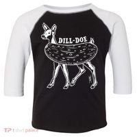 Dill Doe Funny Inappropriate Party Naughty Reindeer She Toddler Fine Jersey T-Shirt thumb 0