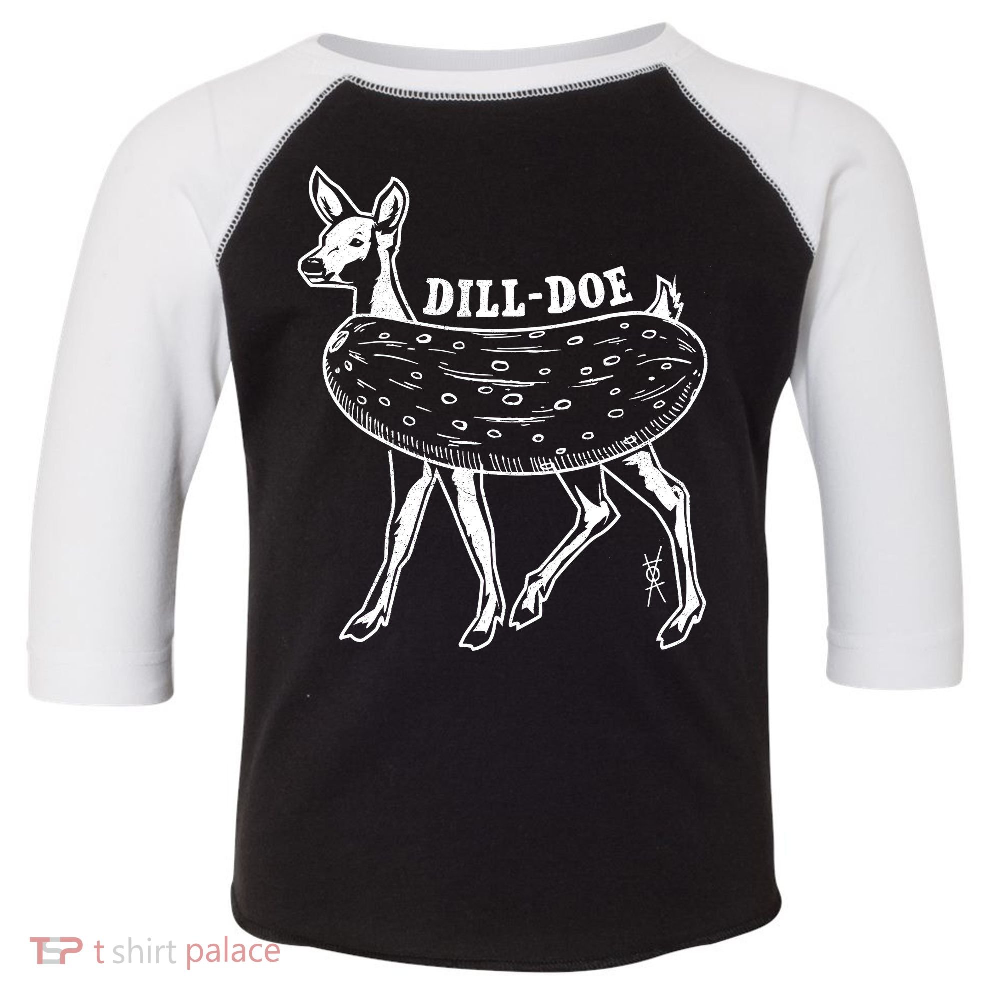 Dill Doe Funny Inappropriate Party Naughty Reindeer She Toddler Fine Jersey T-Shirt