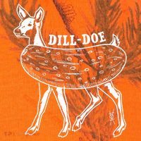 Dill Doe Funny Inappropriate Party Naughty Reindeer She Kati Licensed 12" Camo Cuffed Beanie thumb 2