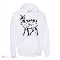 Dill Doe Funny Inappropriate Party Naughty Reindeer She Comfort Colors Garment-Dyed Hooded Sweatshirt thumb 0