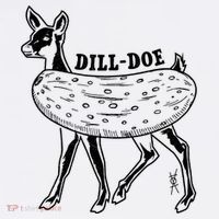 Dill Doe Funny Inappropriate Party Naughty Reindeer She Comfort Colors Garment-Dyed Hooded Sweatshirt thumb 2