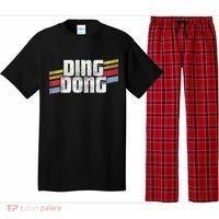 Ding Dong Funny Sayings Sarcastic Humor Joke Novelty Gift Pajama Set thumb 0