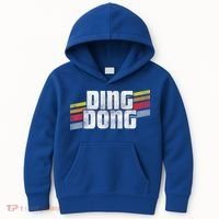 Ding Dong Funny Sayings Sarcastic Humor Joke Novelty Gift Kids Hoodie thumb 0