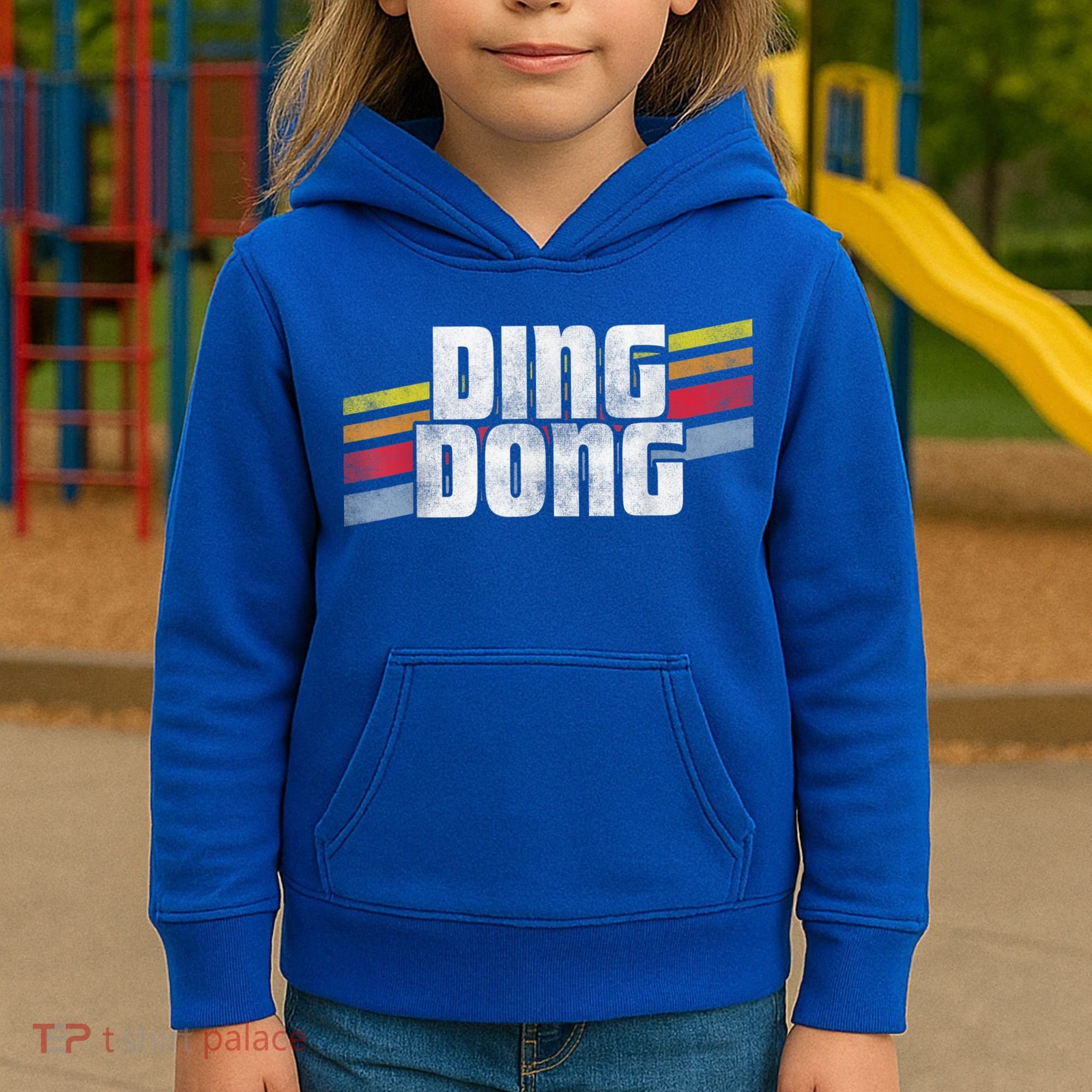 Ding Dong Funny Sayings Sarcastic Humor Joke Novelty Gift Kids Hoodie
