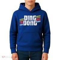Ding Dong Funny Sayings Sarcastic Humor Joke Novelty Gift Kids Hoodie thumb 4