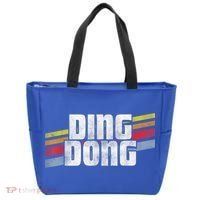 Ding Dong Funny Sayings Sarcastic Humor Joke Novelty Gift Tote Bag thumb 0