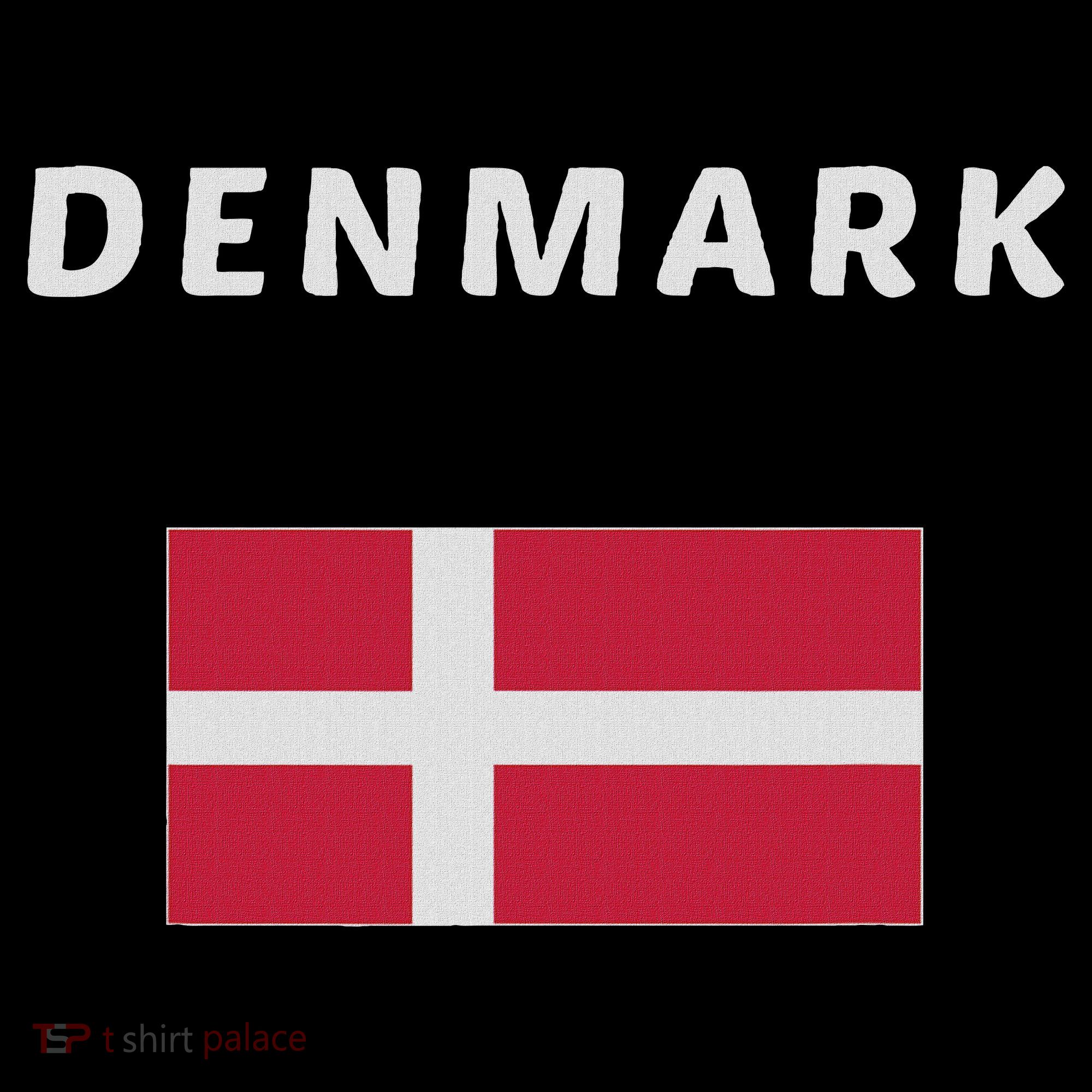 Denmark Danish Flag Souvenir Gift Copenhagen USA-Made Doggie Bandana