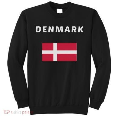 Denmark Danish Flag Souvenir Gift Copenhagen Sweatshirt