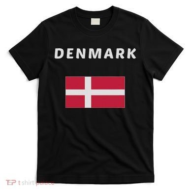 Denmark Danish Flag Souvenir Gift Copenhagen T-Shirt