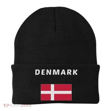Denmark Danish Flag Souvenir Gift Copenhagen Beanie