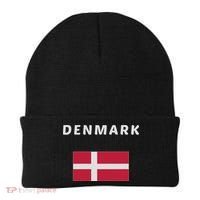 Denmark Danish Flag Souvenir Gift Copenhagen Beanie thumb 0