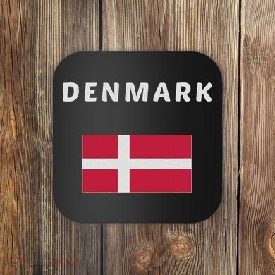 Denmark Danish Flag Souvenir Gift Copenhagen Coaster