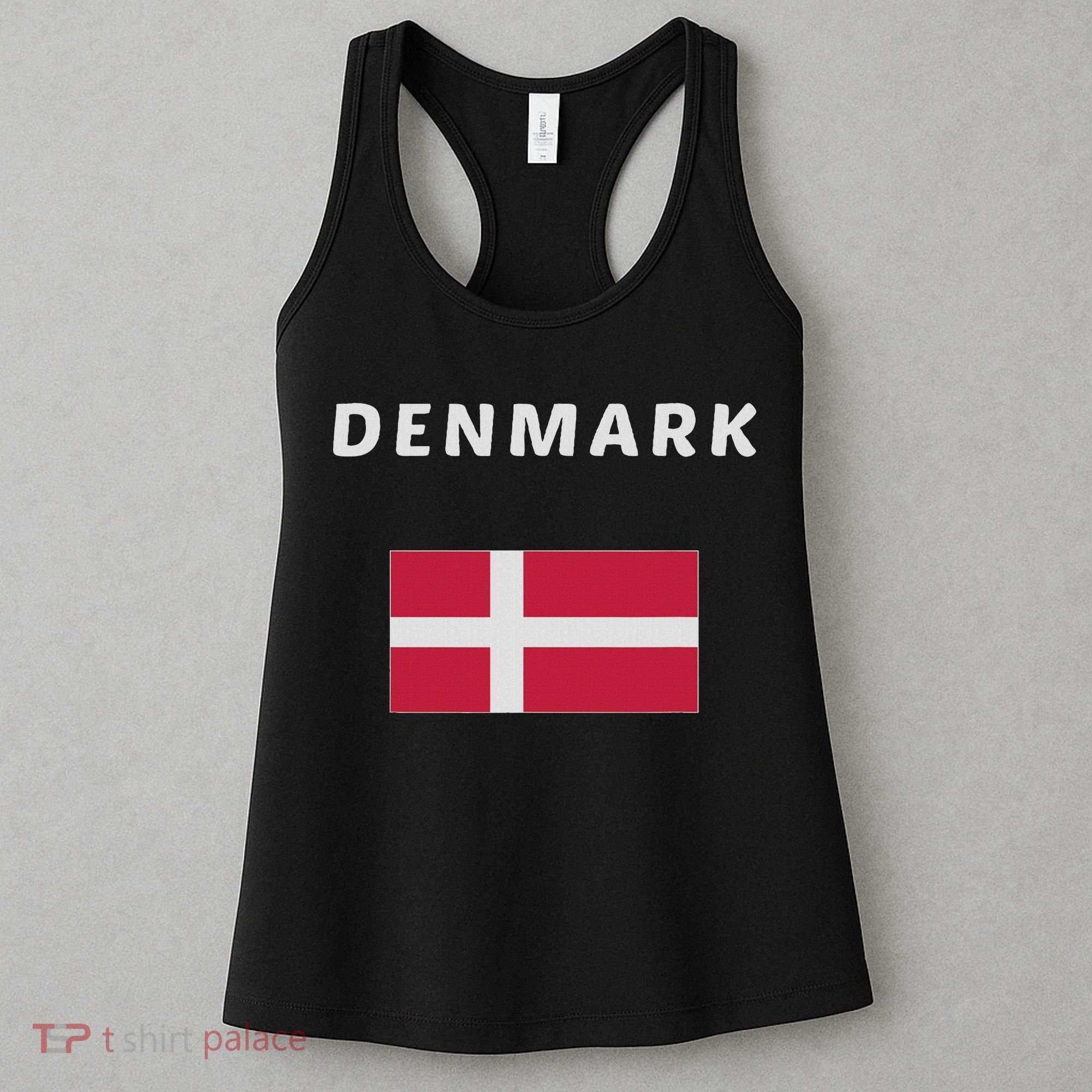 Denmark Danish Flag Souvenir Gift Copenhagen Women's Tank Top