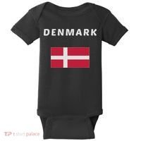Denmark Danish Flag Souvenir Gift Copenhagen Baby Bodysuit thumb 0