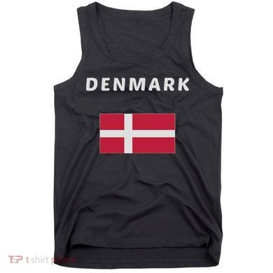 Denmark Danish Flag Souvenir Gift Copenhagen Tank Top