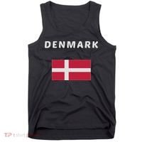 Denmark Danish Flag Souvenir Gift Copenhagen Tank Top thumb 0